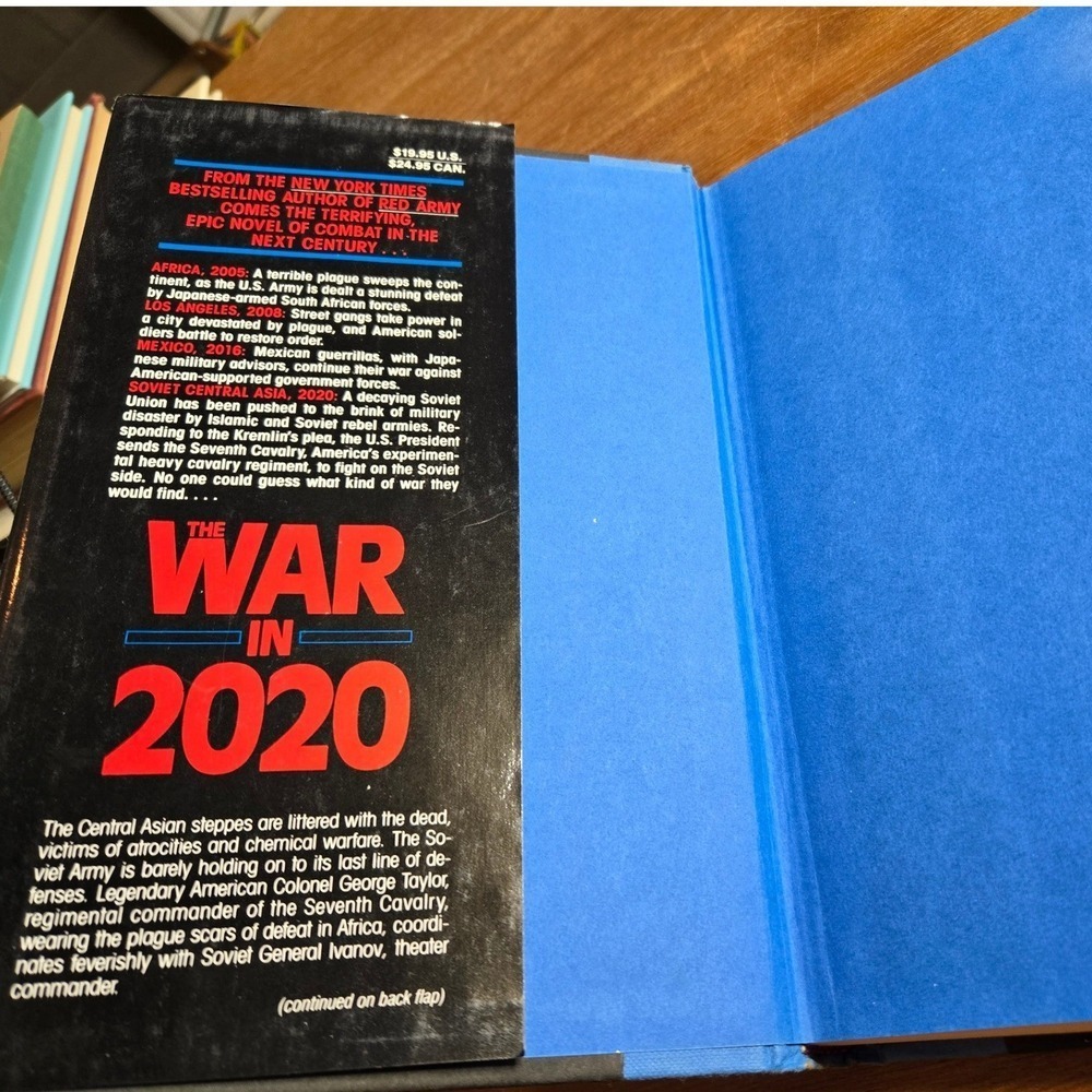 Pocket Books The War in 2020 Ralph Peters 1st Ed Hardcover Thriller Book - Picture 4 of 8
